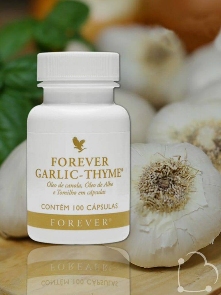 Garlic Thyme Forever Living - Suplemento alimentar de alho com tomilho